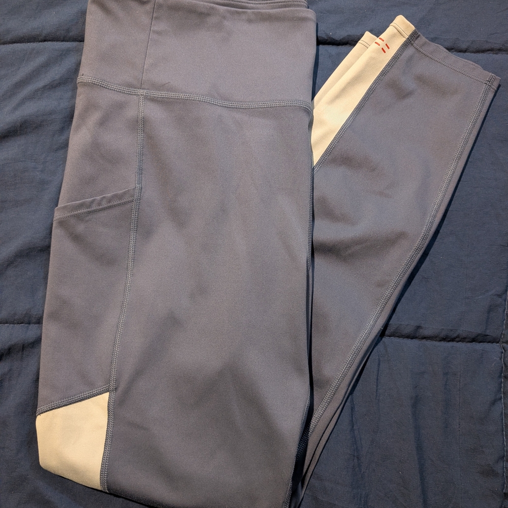 Peace Love World Yoga Pant with Pockets Mind Body Love 32Wx37L - Size L